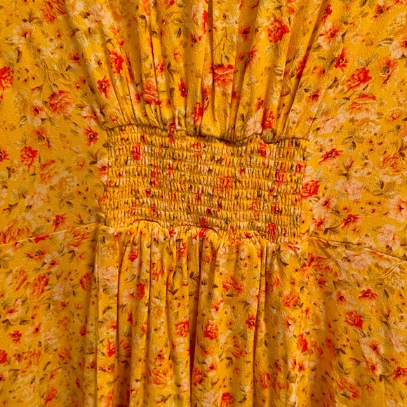Evernew Dress, Australian brand, yellow floral, size 6 - Picture 7 of 8